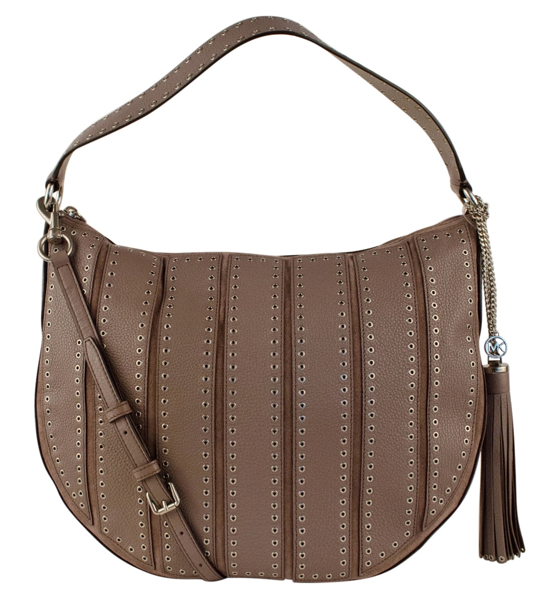 Brooklyn Large Grommet Convertible Hobo Bag Cinder Walmart
