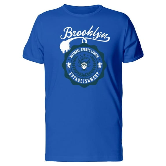 Brooklyn Lions Emblem T-Shirt Men -Image by Shutterstock, Male Medium