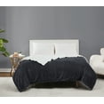 thumbnail image 1 of Brooklyn Loom Corduroy Grey King 104x90 Blanket, Textured Solid Color, Adult Bedding, Oeko-TEX Certified, 1 of 7