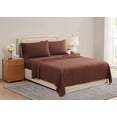 thumbnail image 1 of Brooklyn Loom Flax Linen 100% Linen Deep Pocket Brown 4-Piece California King, All Season, Adult Size, OEKO-TEX Certified, 1 of 9