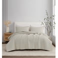 thumbnail image 1 of Brooklyn Loom 100% Flax Linen Natural 3-Piece King Quilt Set, Solid Casual themed, Adult Bedding, OEKO-TEX Certified, 1 of 9