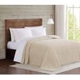 thumbnail image 1 of Brooklyn Loom Marshmallow Sherpa Ivory Full/Queen Blanket 100% Polyester Microfiber Plush,  Solid Casual themed, Adult Bedding, OEKO-TEX Certified, 1 of 10