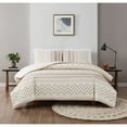 thumbnail image 1 of Brooklyn Loom Mia Tufted Texture Neutral 2 Piece Twin/Twin XL Comforter Set, 1 of 4
