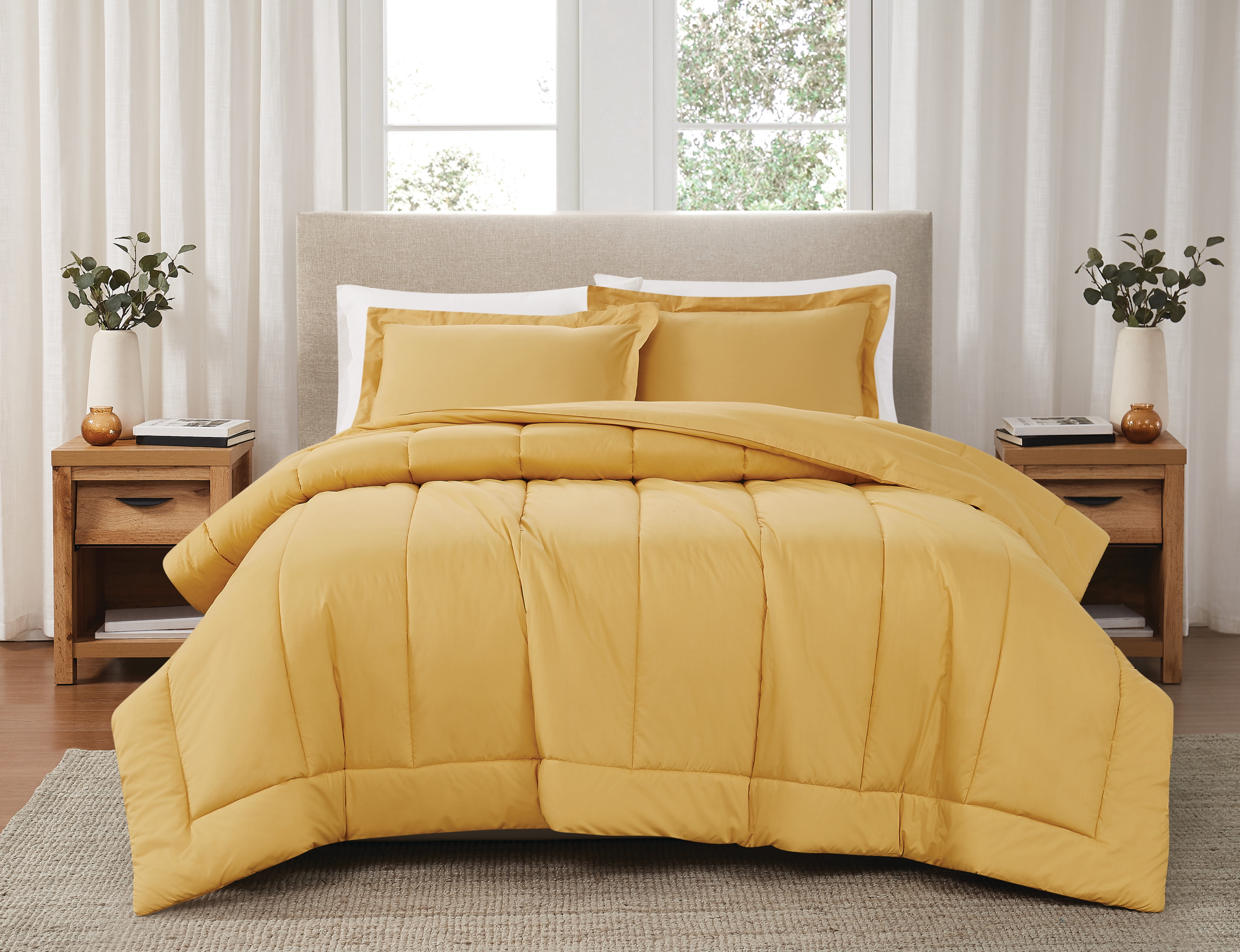 Mustard Yellow Comforter Setnull