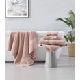thumbnail image 1 of Brooklyn Loom Turkish Cotton 6-Piece 6 Piece Set Towel in Blush, Cotton , Adult, All Season, OEKO-TEX Certified, 1 of 6