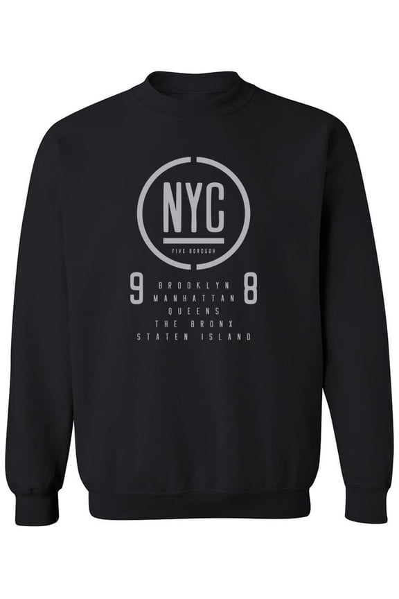 Brooklyn Manhattan 98 Sweatshirt Men -Image by Shutterstock, Male XX-Large