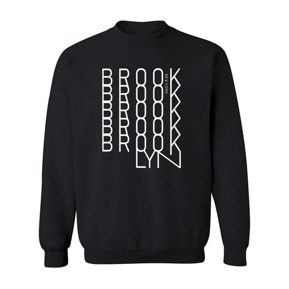 Brooklyn, Manhattan Design Sweatshirt Men -Image by Shutterstock, Male Small