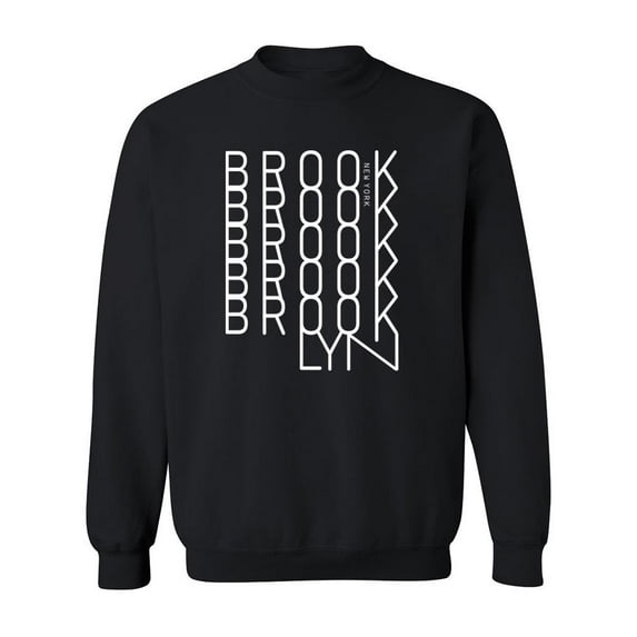 Brooklyn, Manhattan Design Sweatshirt Men -Image by Shutterstock, Male x-Large
