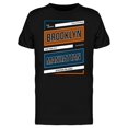 thumbnail image 1 of Brooklyn Manhattan Typography Tee Men's -Image by Shutterstock, 1 of 2