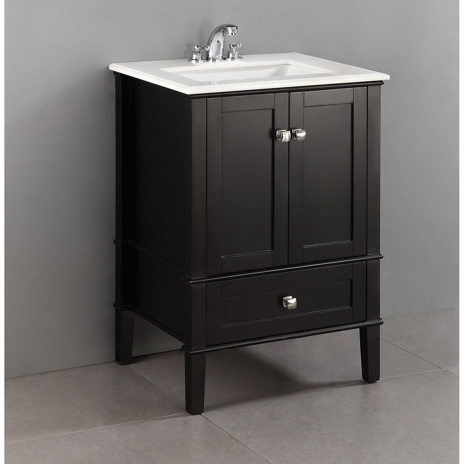 24 Black Bathroom Vanity