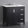 thumbnail image 1 of Brooklyn + Max Wilshire 36" Black Bath Vanity, 1 of 11