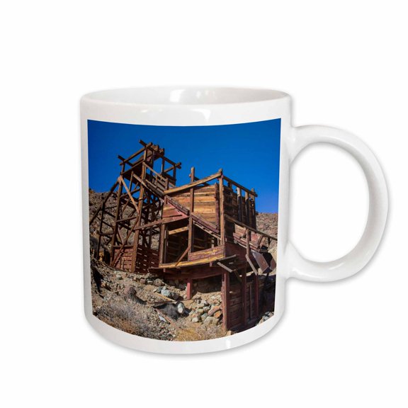 3drose, Brooklyn Mine Road, Old Dale Mining District, Mojave Desert, Ca 1., 11oz Mug