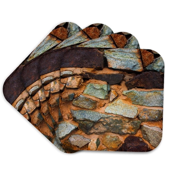 3drose, Brooklyn Mine Road, Virginia Dale Mining District, Mojave Desert, Ca, Set of 4 Coasters - Soft