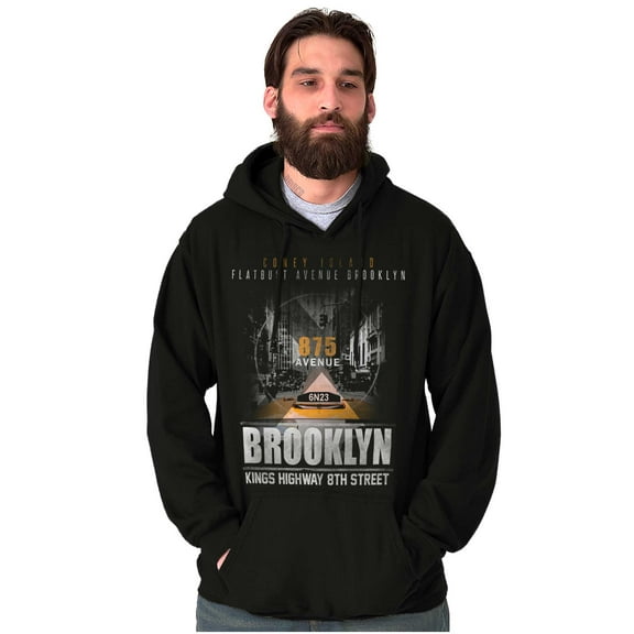 Brooklyn NY Coney Island Flatbush Hoodie Sweatshirt Women Men Brisco Brands S