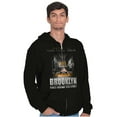 thumbnail image 1 of Brooklyn NY Coney Island Flatbush Zip Up Hoodie Men's Women's Brisco Brands X, 1 of 5