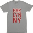 thumbnail image 1 of Brooklyn NY -New York City BK NYC Pride Classic Varsity Script Men's T-Shirt, 1 of 4