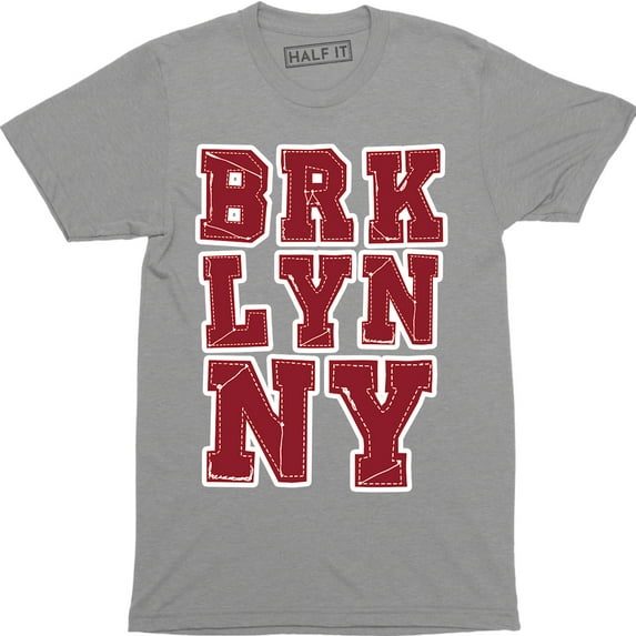 Brooklyn NY -New York City BK NYC Pride Classic Varsity Script Mens T-Shirt