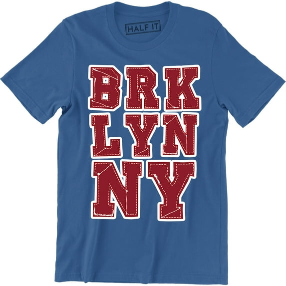Brooklyn NY -New York City BK NYC Pride Classic Varsity Script Mens T-Shirt