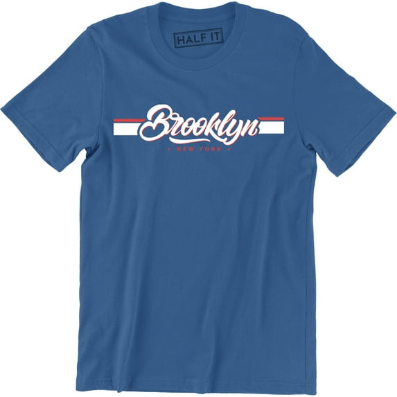 Brooklyn NY -New York City NYC Pride Classic Varsity Script Men's Tee Shirt