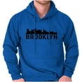 thumbnail image 1 of Brooklyn NYC Skyline New York City NY Hoodie Sweatshirt Women Men Brisco Brands M, 1 of 6