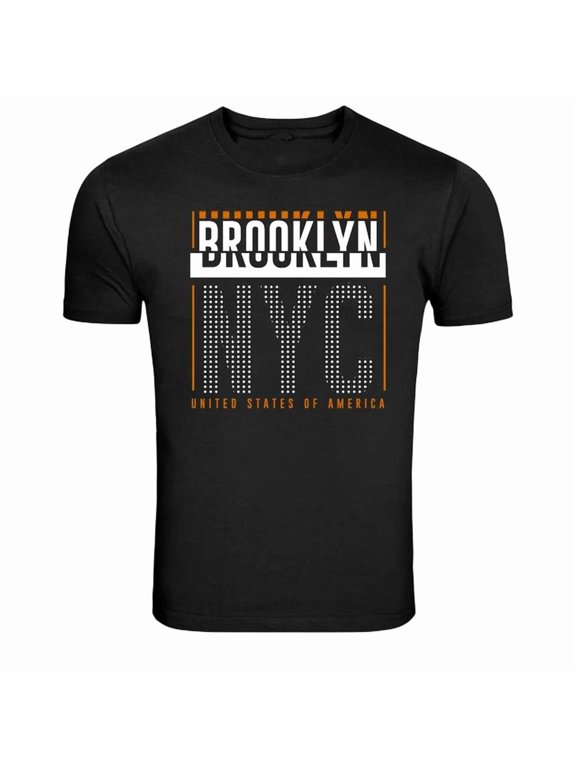 Brooklyn NYC United States Of America Graphic Timeless Theme For Everyday Style T-Shirt, Size S-5XL
