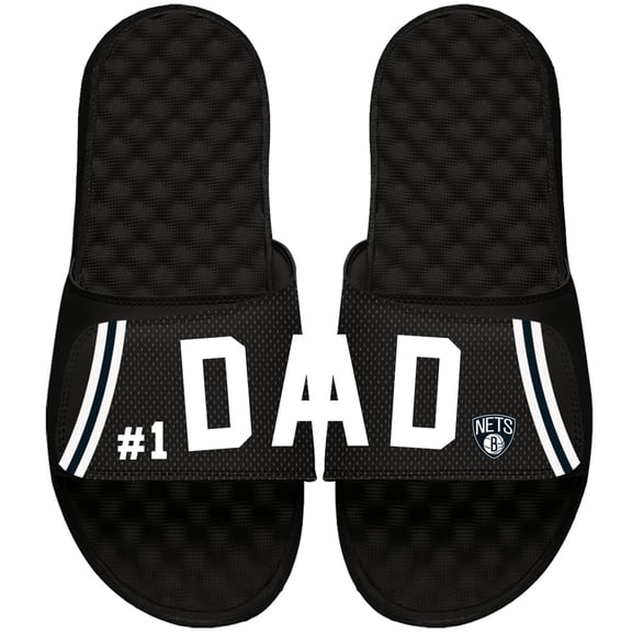 Brooklyn Nets ISlide Dad Slide Sandals - Black