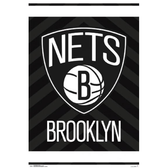 Brooklyn Nets - Logo Laminated Poster Print (22 x 34)