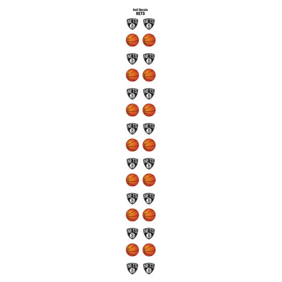 Brooklyn Nets Nail Sticker Decals