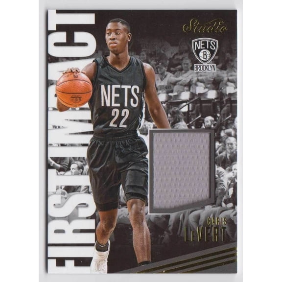 Brooklyn Nets Studio First Impact Relics #18 Basketball Card Near Mint Brooklyn Nets NBA Basketball Trading Card
