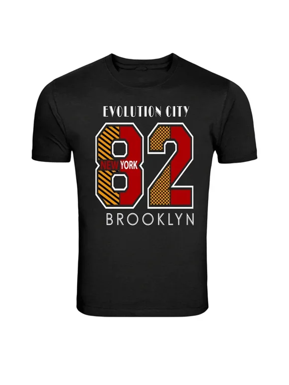 Brooklyn New York 82 Evolution City Graphic Classic Look For Casual Occasions T-Shirt, Size S-5XL