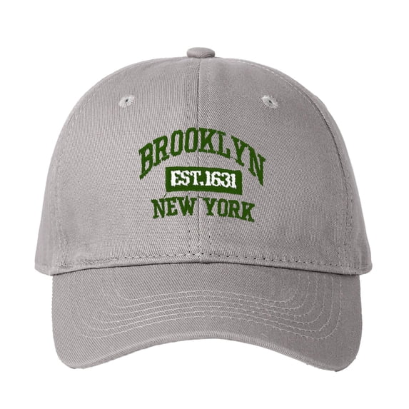 Brooklyn New York Borough Embroidered Baseball Cap Unisex Soft Top Sun Visor Outdoor Sport Trucker Hat