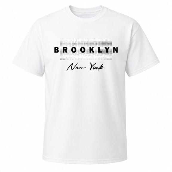 Brooklyn New York Graphic T-Shirt, Unisex Classic Fit Crew Neck Tee