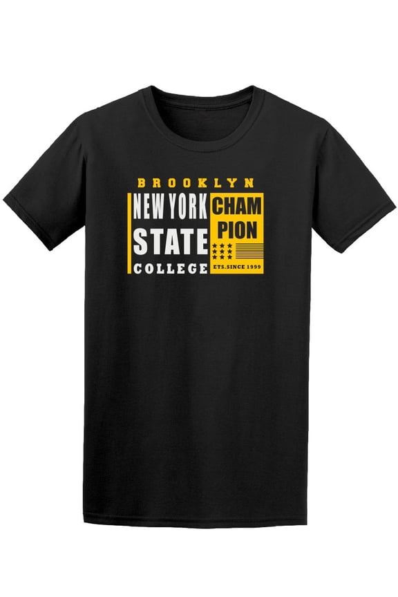 Brooklyn New York State College T-Shirt Men -Image by Shutterstock, Male XX-Large