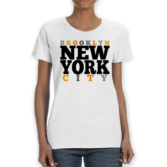 Brooklyn New York T-Shirt Women -SPIdeals Designs, Female 4X-Large
