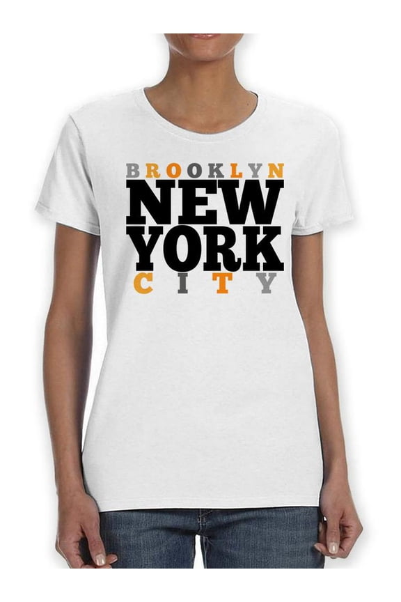 Brooklyn New York T-Shirt Women -SPIdeals Designs, Female x-Large