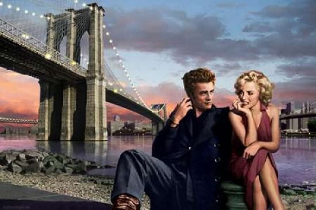 Brooklyn Nights Canvas Art - Chris Consani (12 x 18)