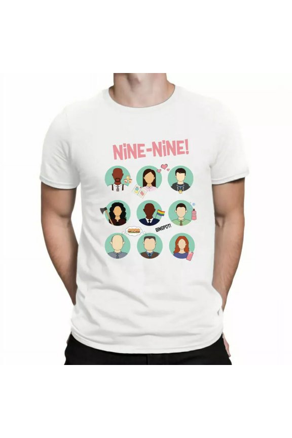 Brooklyn Nine Comedy Squad Men Graphic Design T-Shirt