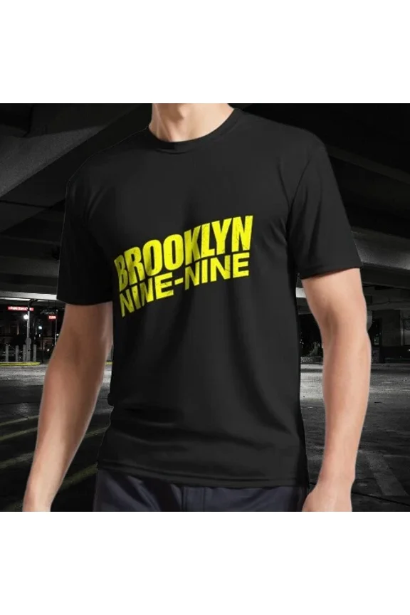Brooklyn Nine Nine Logo Active T-Shirt Funny Size Mode American T-shirt