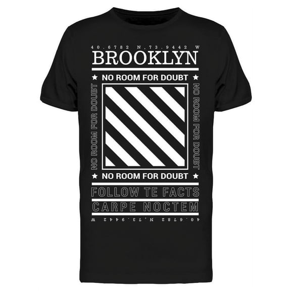 Brooklyn: No Room For Doubt T-Shirt Men -Image by Shutterstock, Male XX-Large