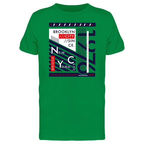 Brooklyn Nyc Typography Urban Tee Men's -Image by Shutterstock