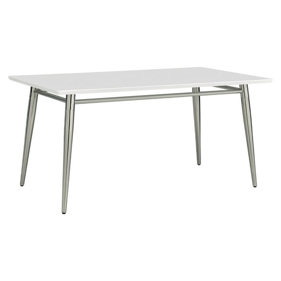 Brooklyn Rectangle Coffee Table with Engineered Wood White Top