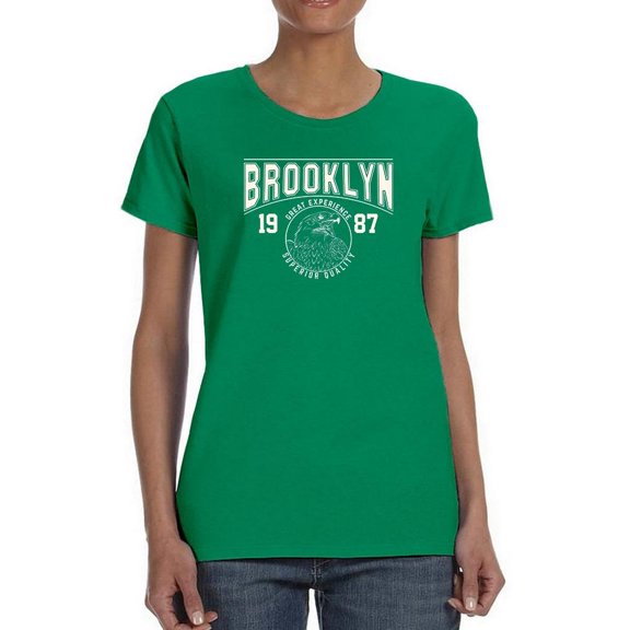 Brooklyn Retro College T-Shirt Women -Image by Shutterstock, Female 3X-Large