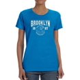 thumbnail image 1 of Brooklyn Retro College T-Shirt Women -Image by Shutterstock, Female 5X-Large, 1 of 4