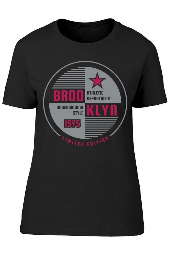 Brooklyn, Round Logo T-Shirt Women -Image by Shutterstock, Female XX-Large