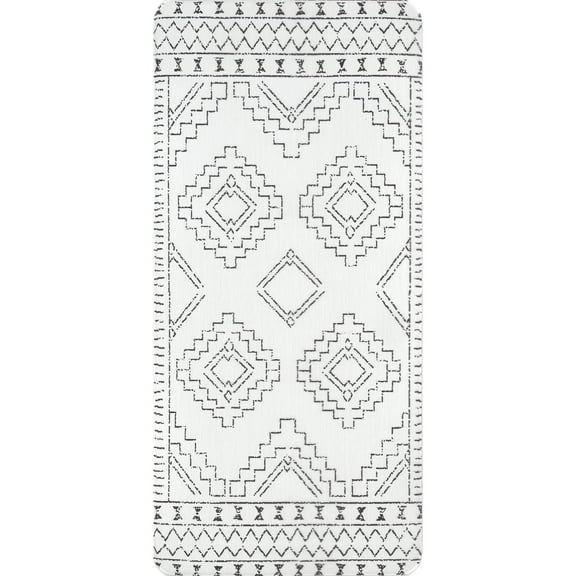 Brooklyn Rug Co  Tribal Moroccan Anti Fatigue Kitchen or Laundry Room Comfort Mat 18" x 30"