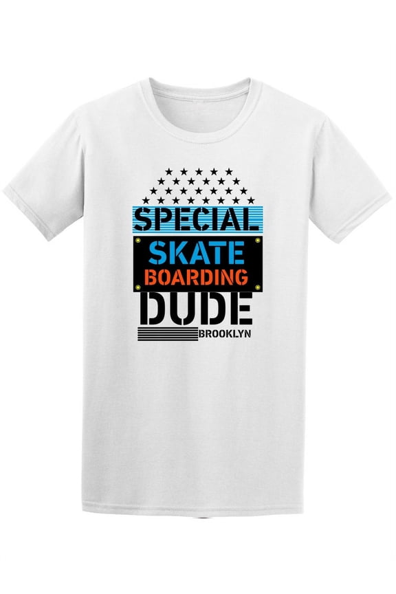 Brooklyn Special Dude Skateboard T-Shirt Men -Image by Shutterstock, Male Small