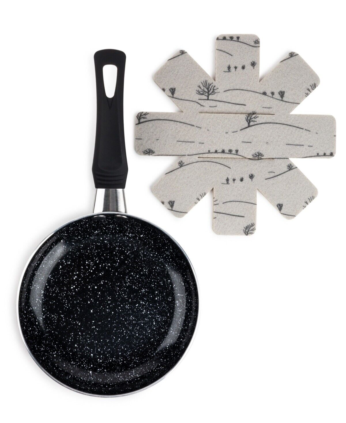 Brooklyn Steel Co. 5.5" Mini Fry Set, 2 Piece in Black