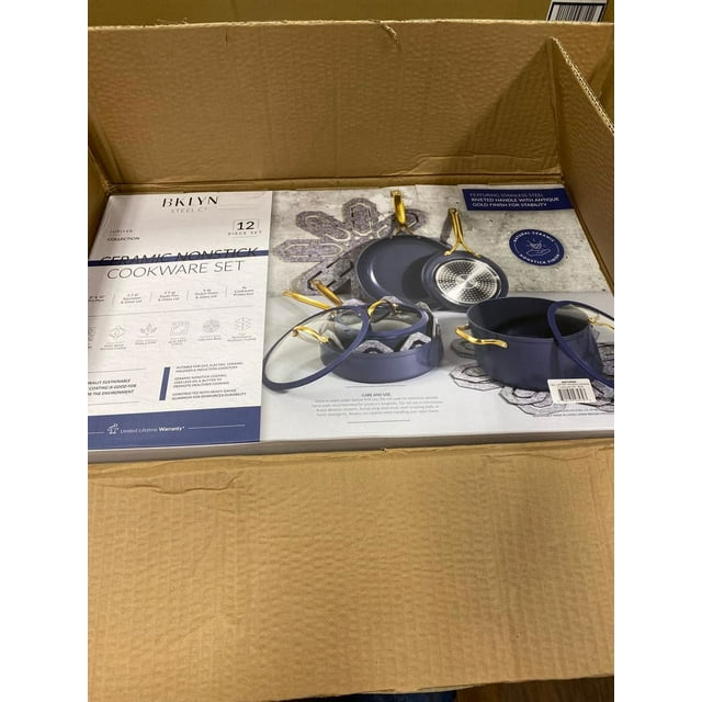 Brooklyn Steel Co. Constellation Nonstick Aluminum 12Pc. Cookware Set