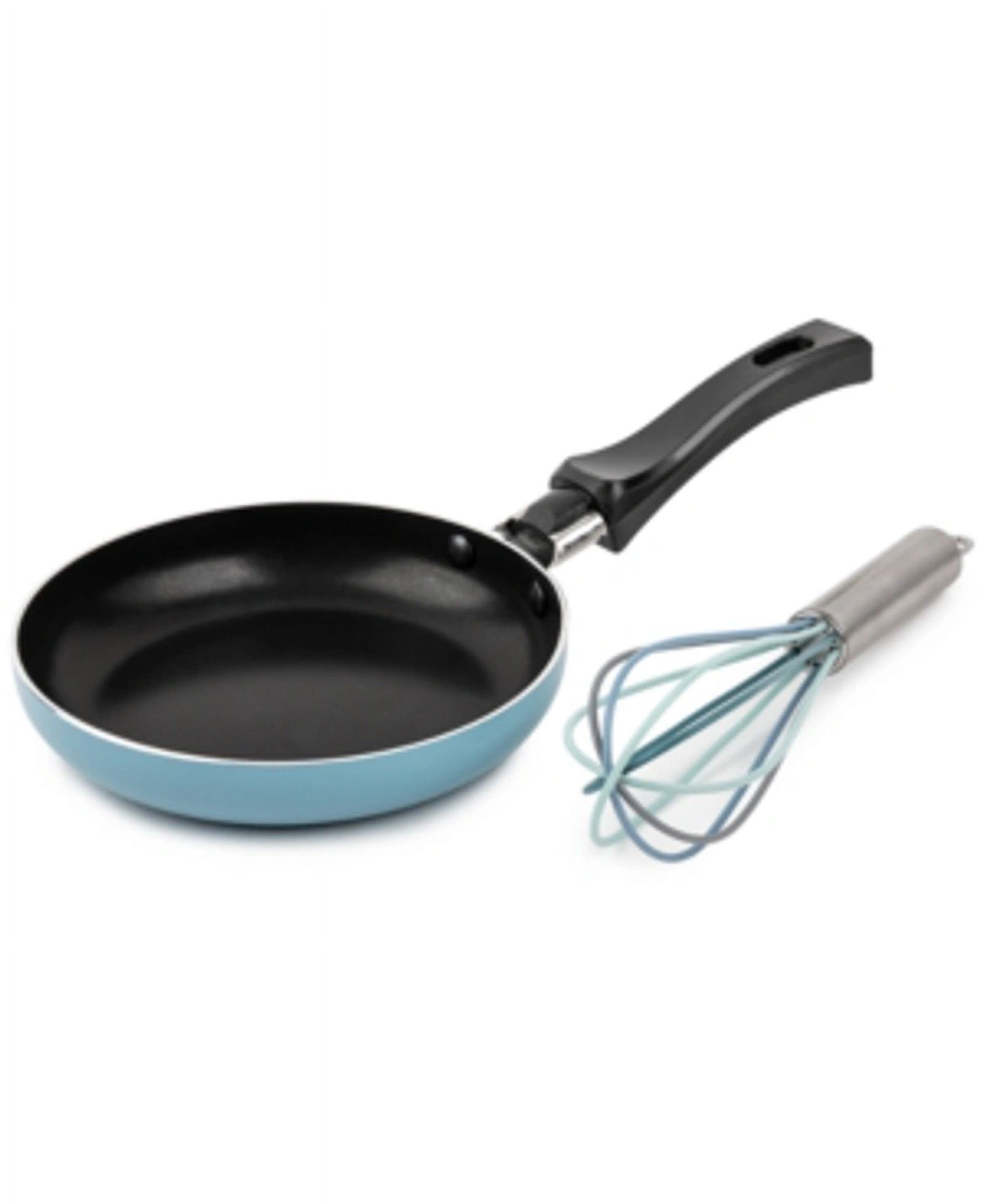 Brooklyn Steel Co. Mini Round Fry Pan & Silicone Whisk 2-pc. Set in ...
