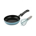 thumbnail image 1 of Brooklyn Steel Co. Mini Round Fry Pan & Silicone Whisk 2-pc. Set in Light Blue, 1 of 2